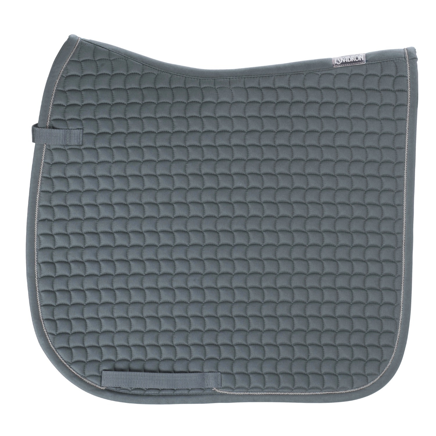Eskadron Cotton Saddle Pad Silver Piping