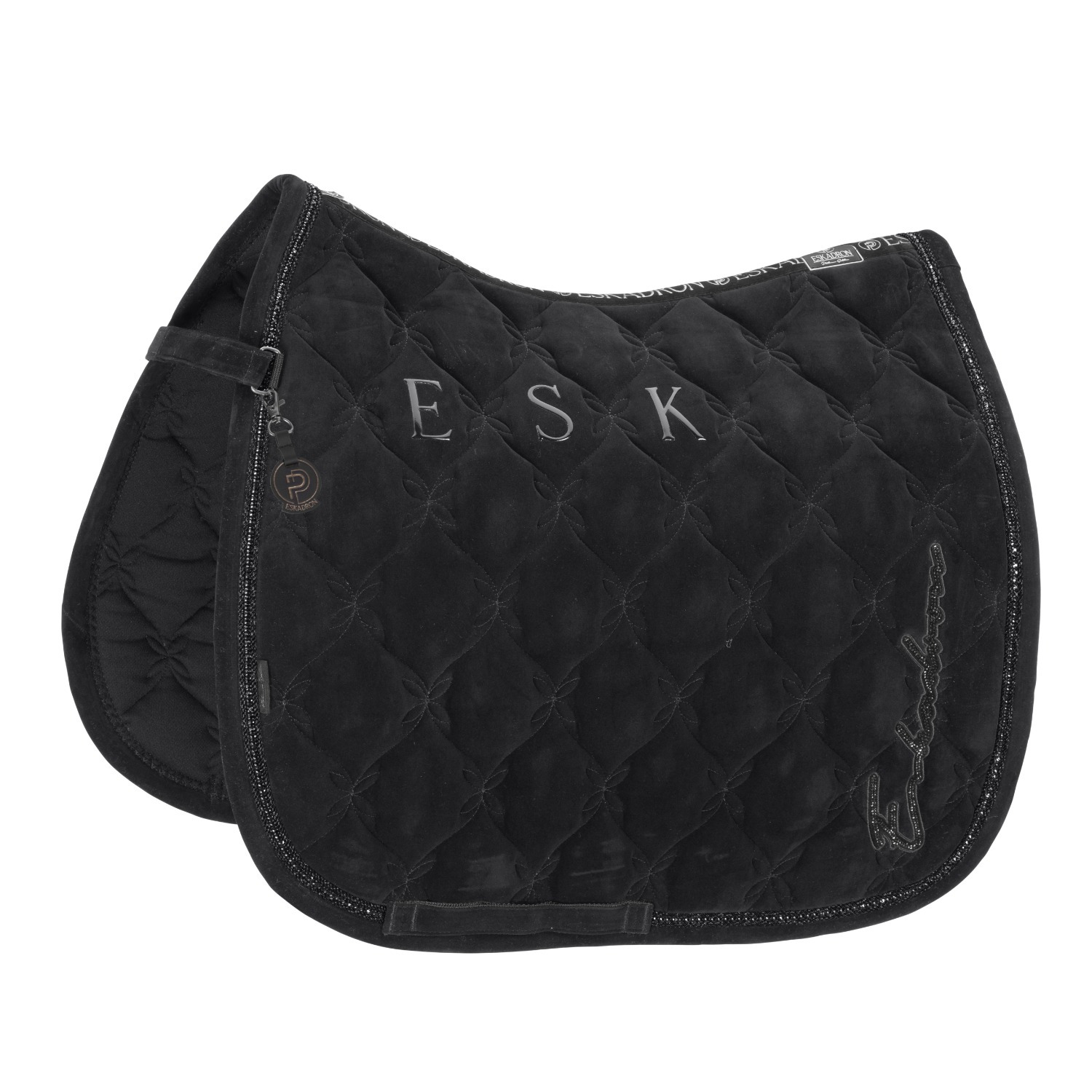 Eskadron SS25 Platinum Saddle Pad Velvet Crystal 
