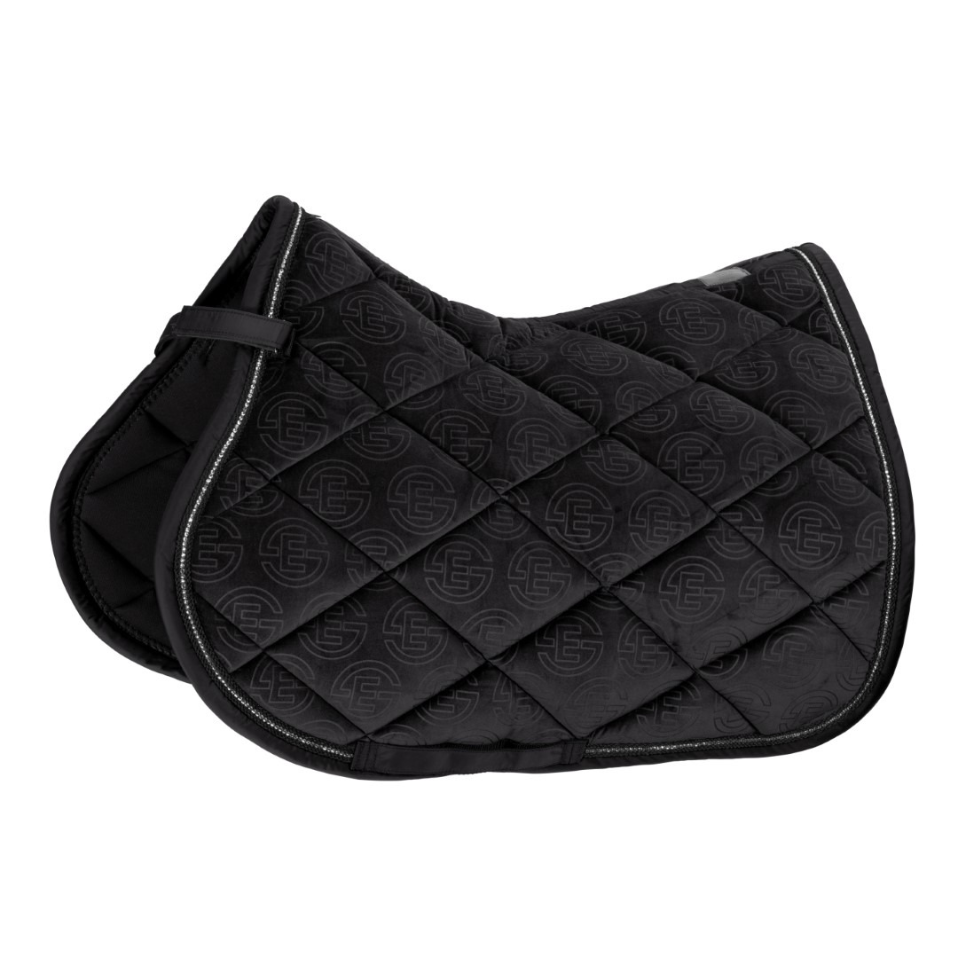 Eskadron SS'23 Reflexx Velvet Crystal saddle pad - dark grey