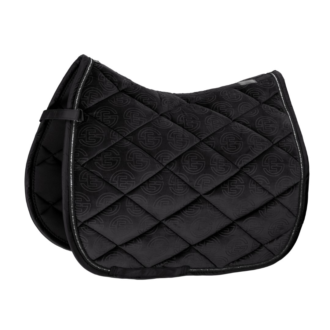 Eskadron SS'23 Reflexx Velvet Crystal saddle pad - dark grey
