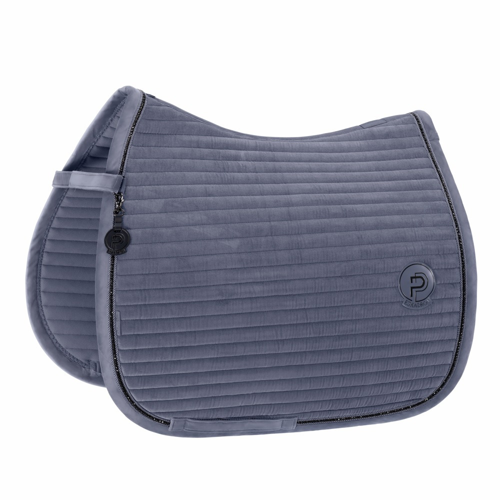Eskadron SS26 Platinum Saddle Pad Velvet Crystal