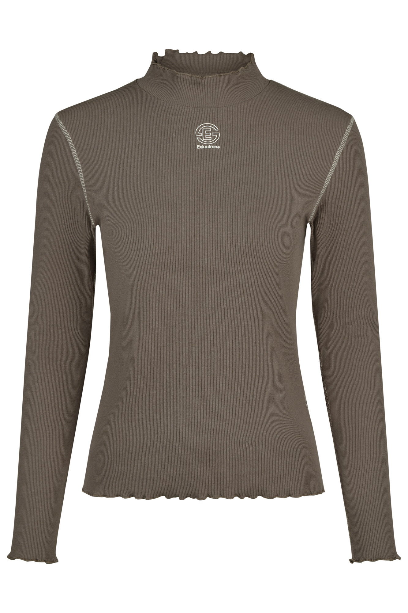 Eskadron FW26 Dynamic Trainingsshirt Rollkragen Rippstrick