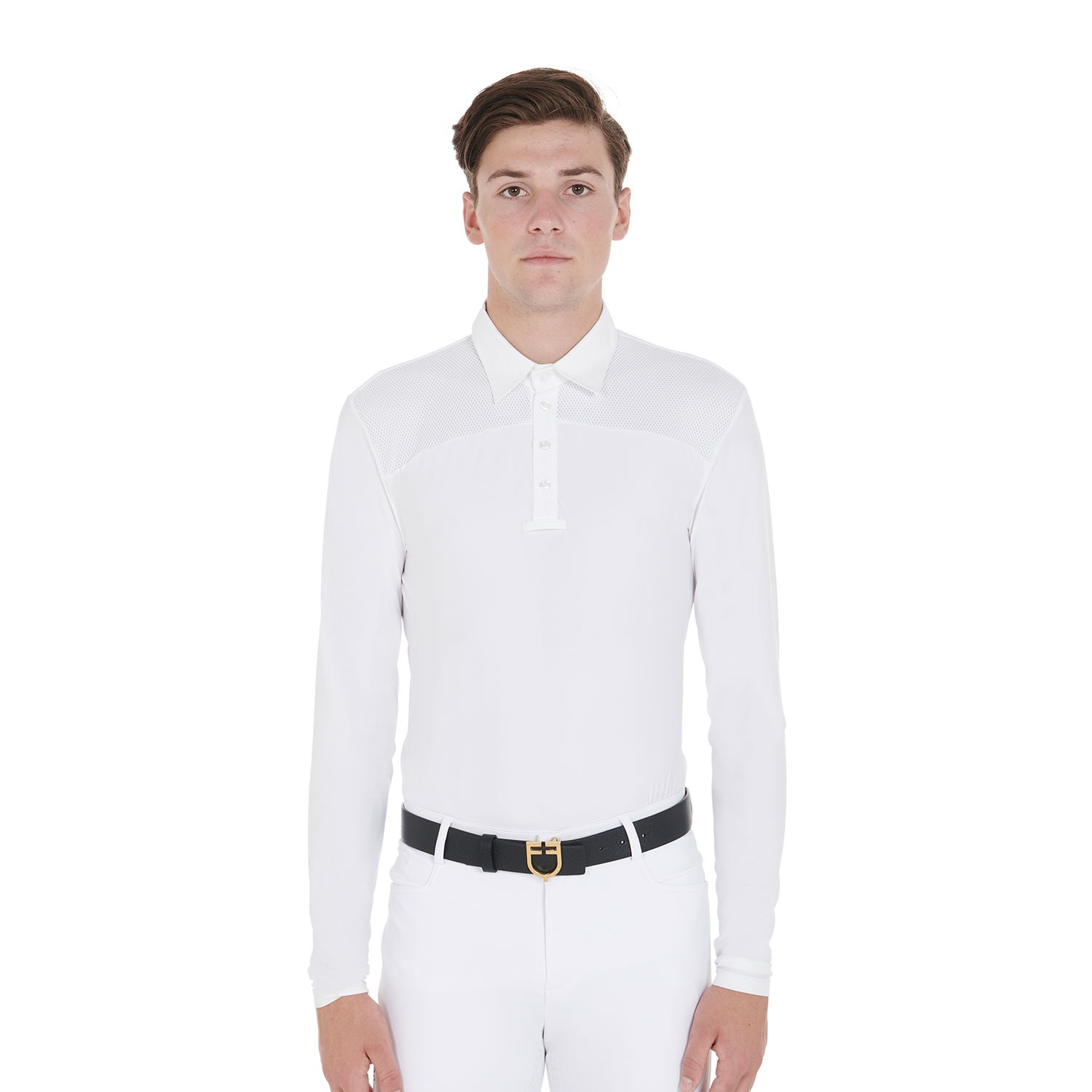 Equestro FW25 Heren Wedstrijdshirt Lange Mouwen