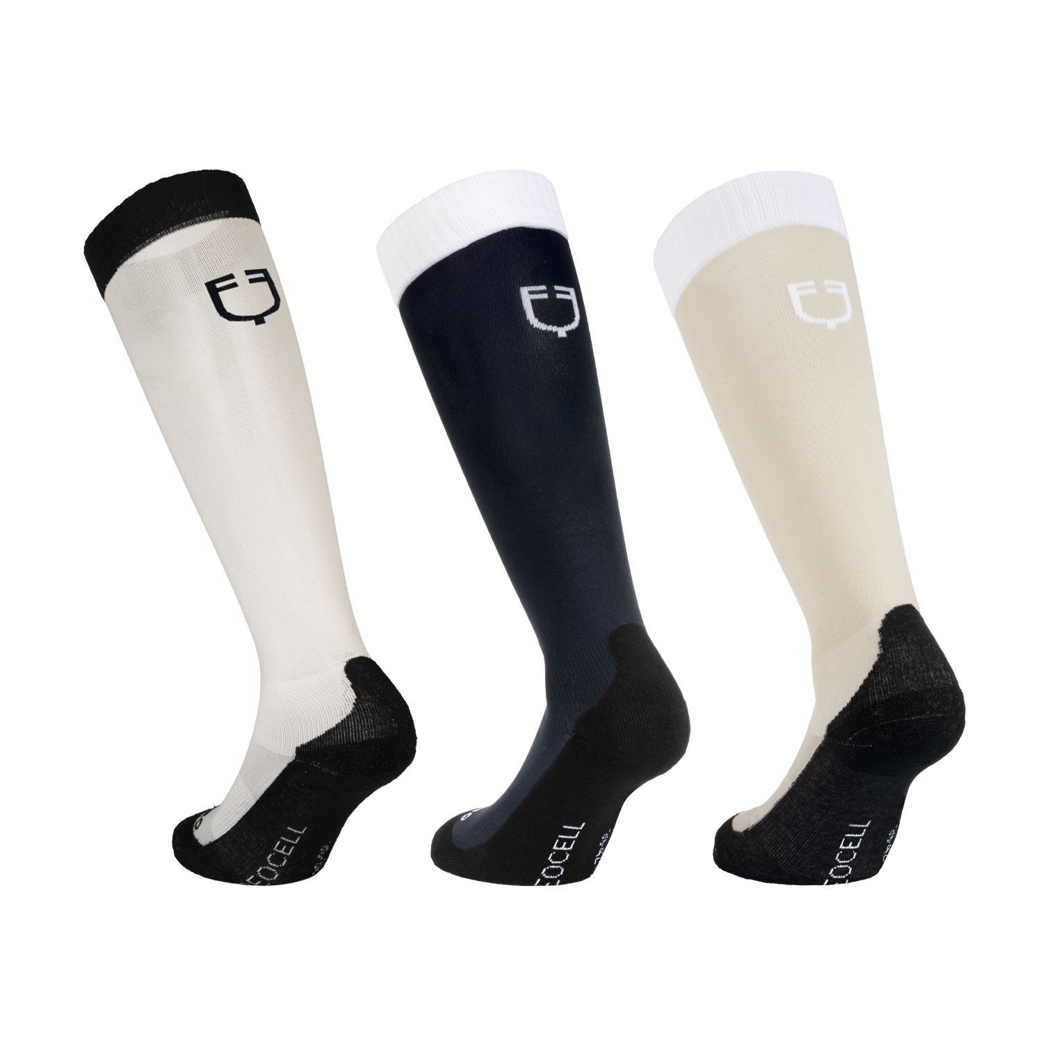 Equestro SS26 Sokken Basic Set van 3