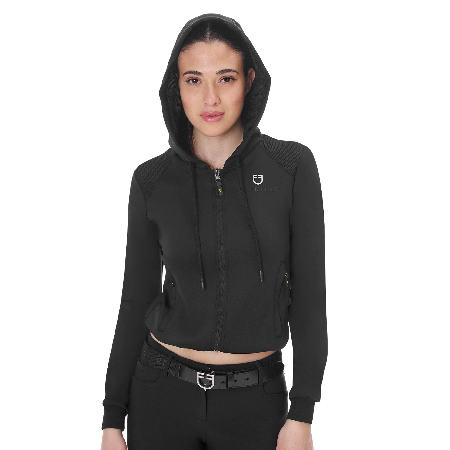 Equestro SS25 Cropped Hoodie Women's