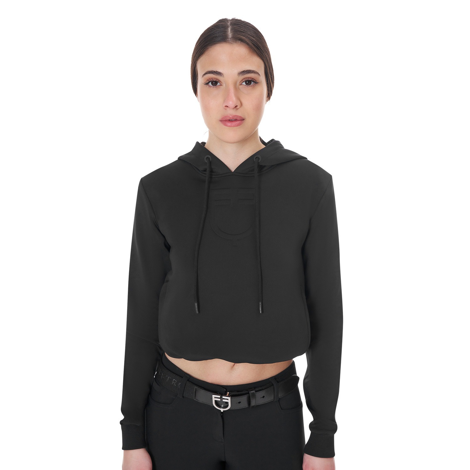 Equestro SS25 Hoodie Cut Out for Women