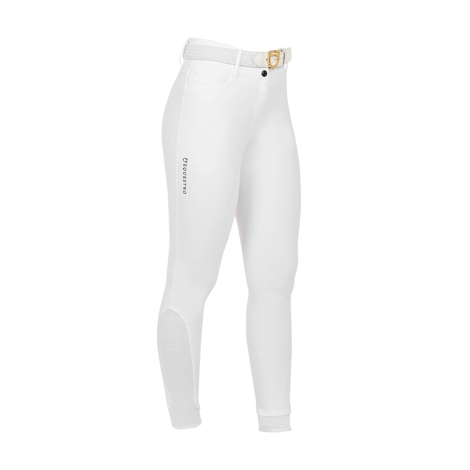 Equestro FW25 Riding Breeches High Waist Knee Grip