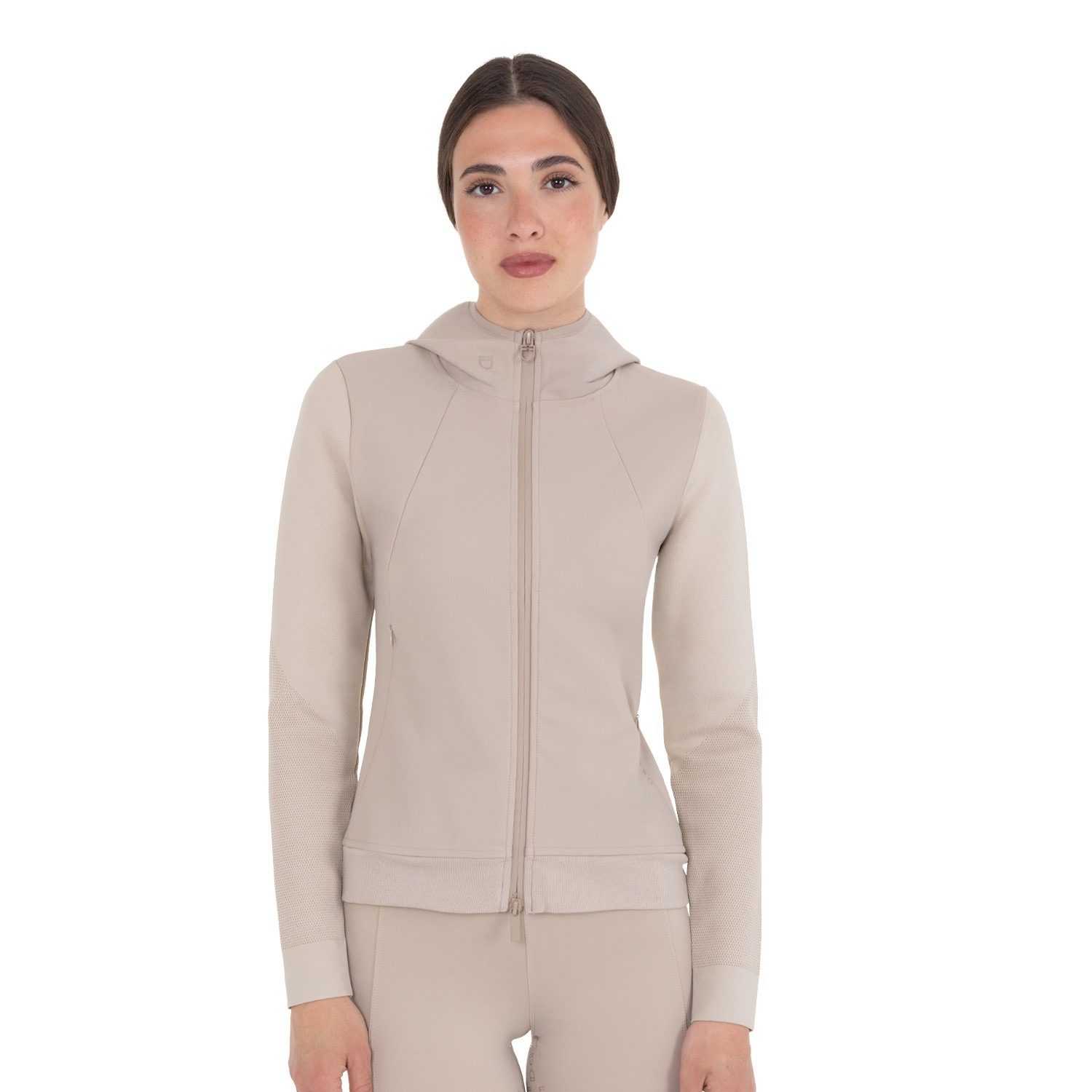 Equestro SS26 Seamless Nylon + Knit Hoodie