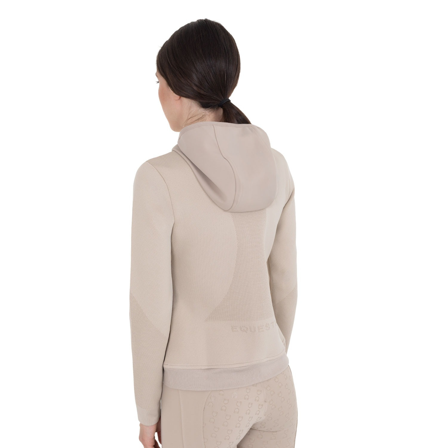 Equestro SS26 Hoodie Nylon+Knit Seamless