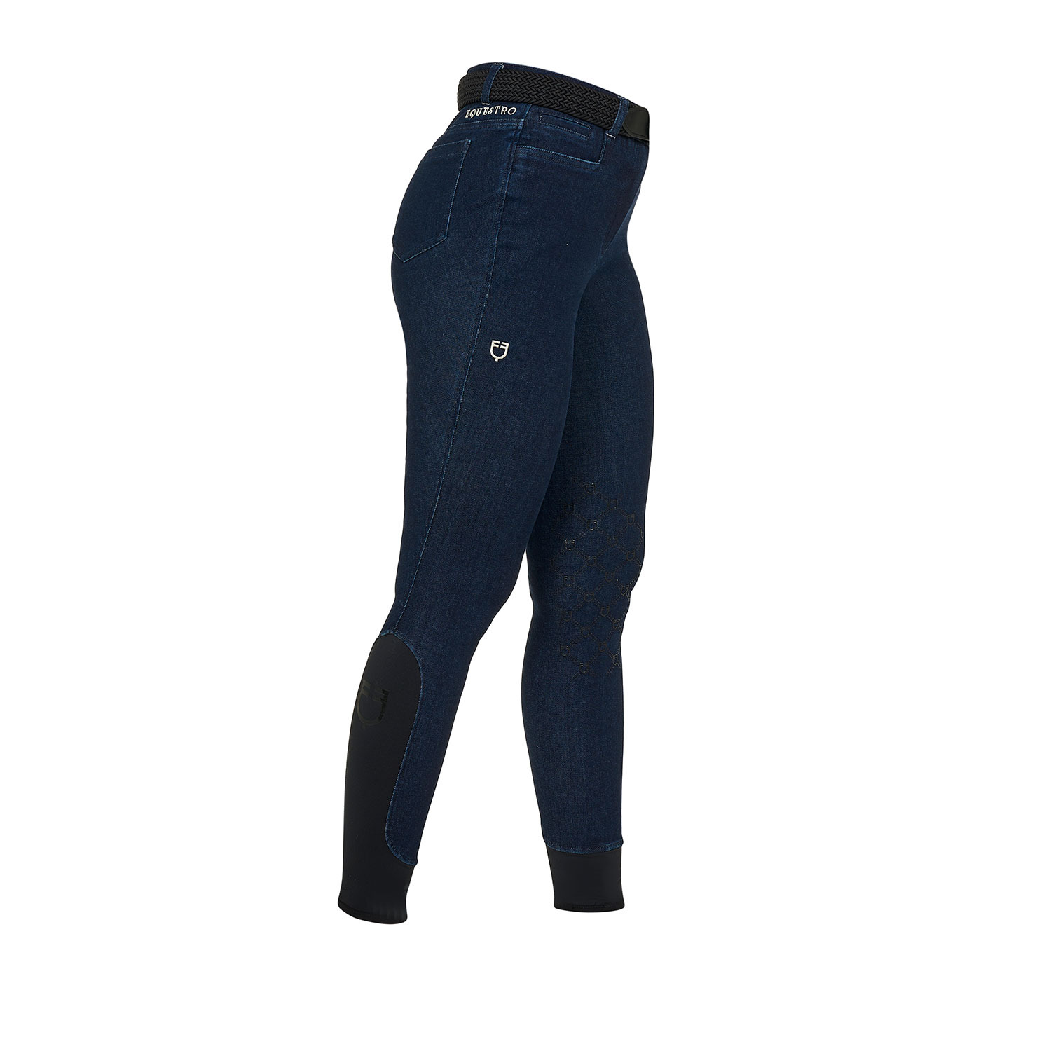 Equestro SS26 Rijbroek Highwaist Denim Dames