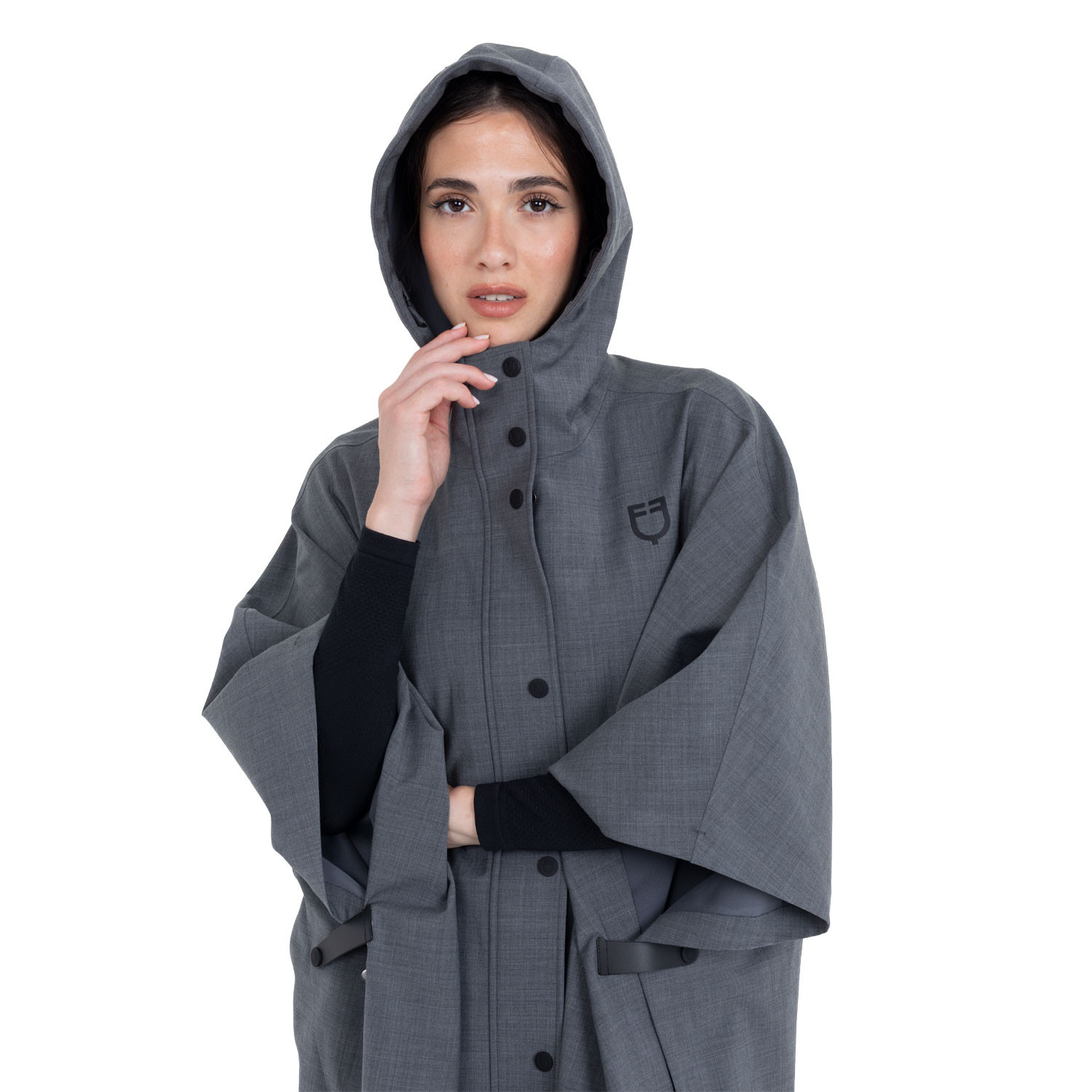 Equestro FW26 Regenbestendige cape Dames
