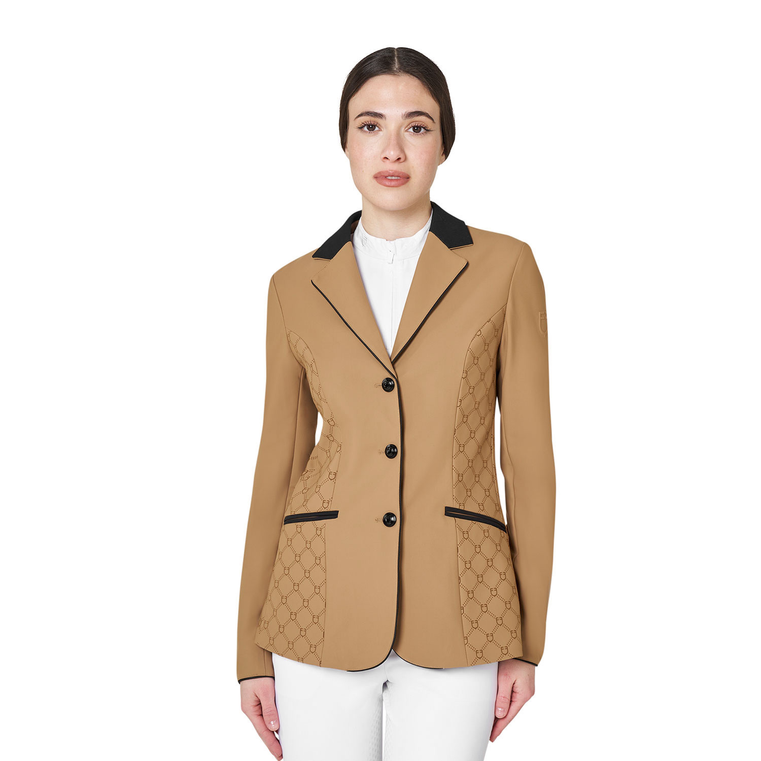 Equestro FW26 Wedstrijdjasje Flocked Monogram Dames