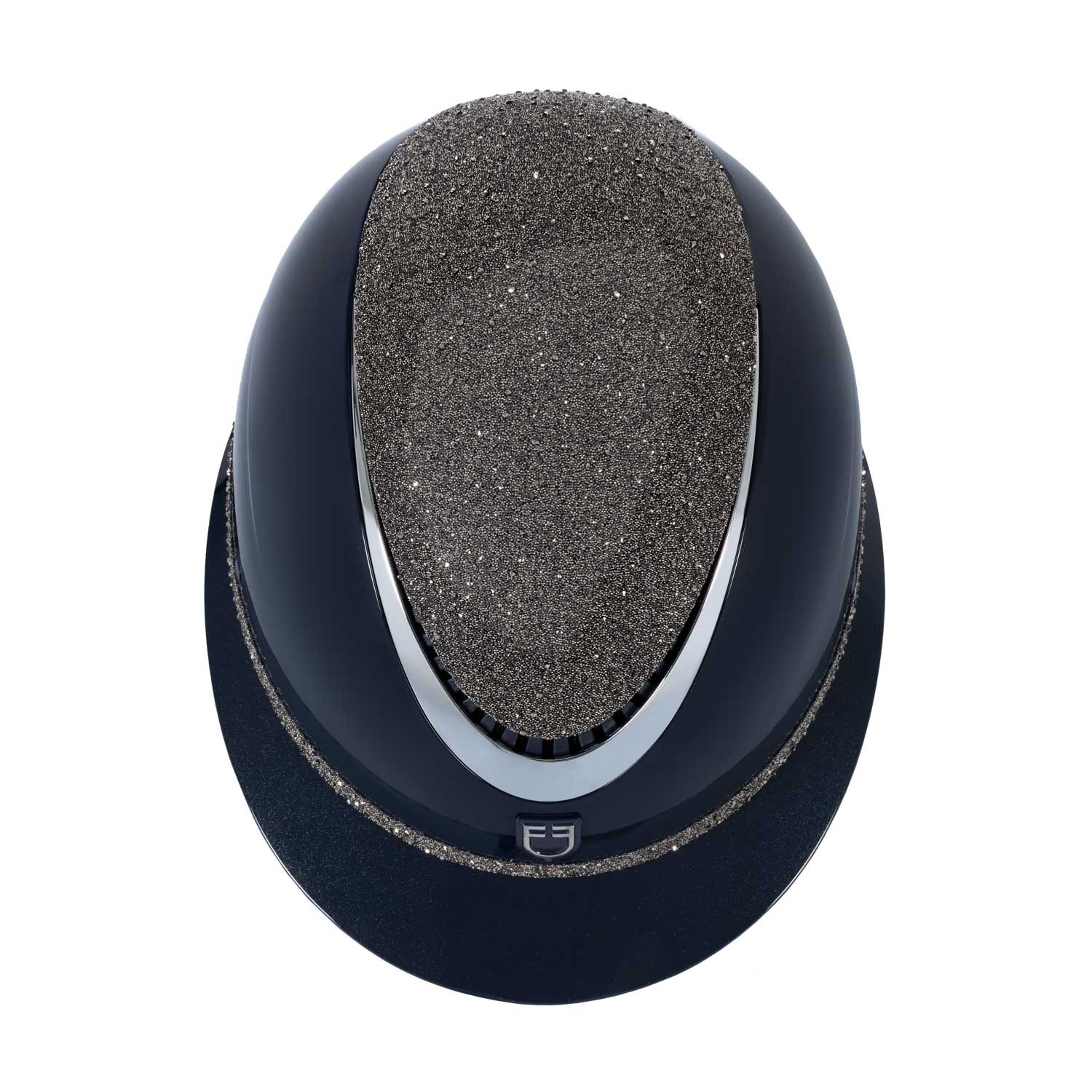 Equestro Helmet Rhinestone Polo Visor