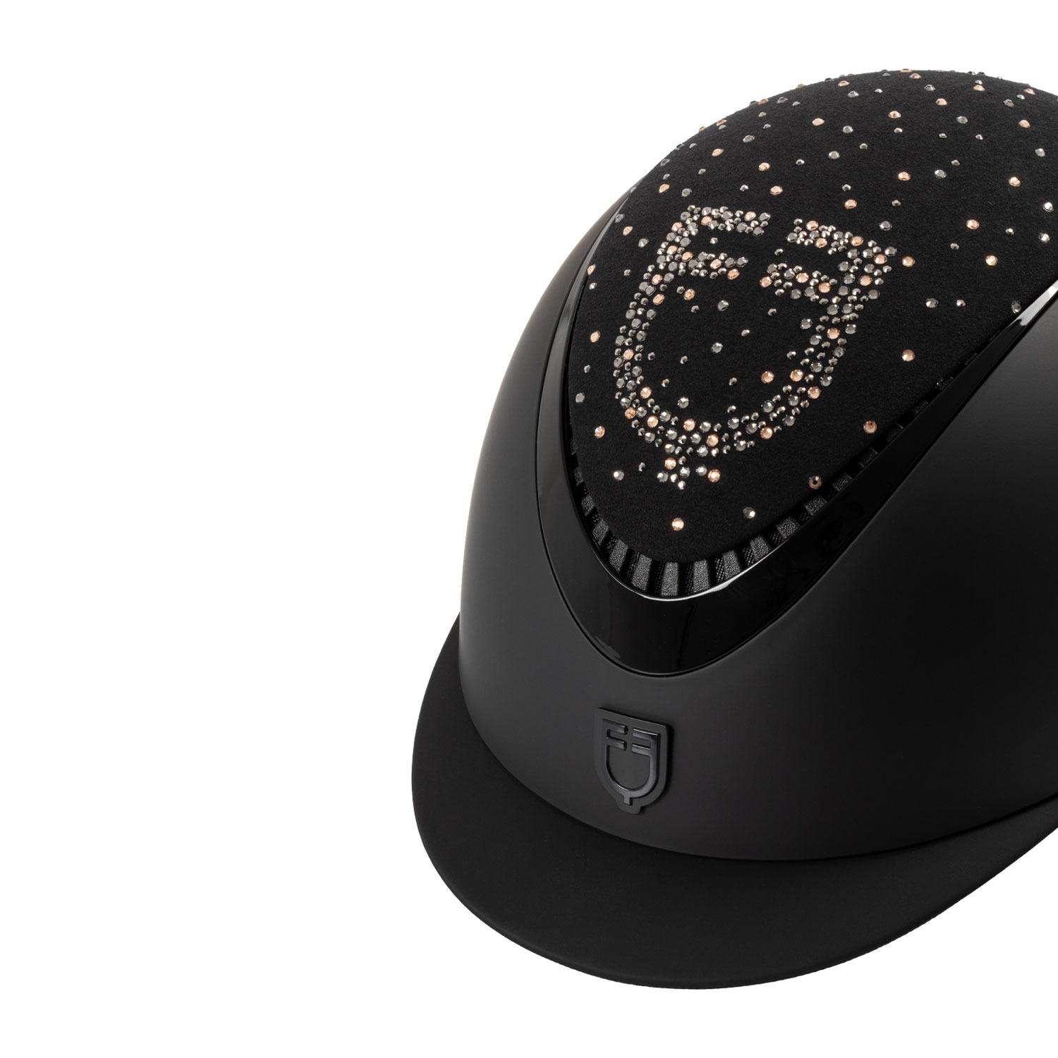 Equestro Helmet Rhinestone Logo