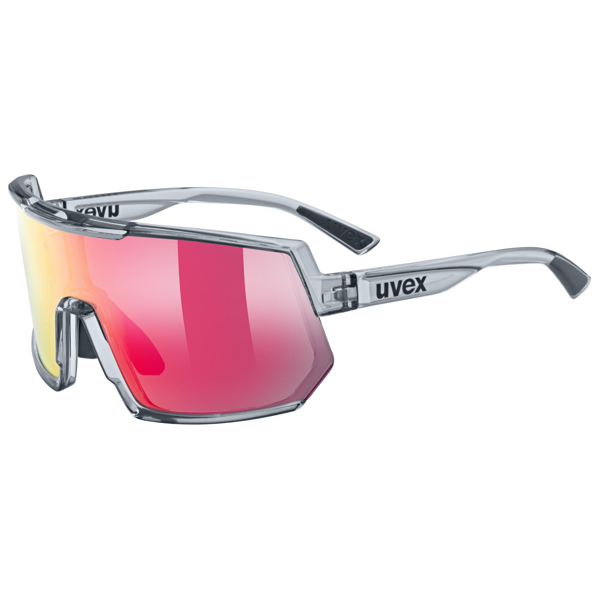 Uvex Sportstyle 235 Smoke Trans. / Spiegel Rood