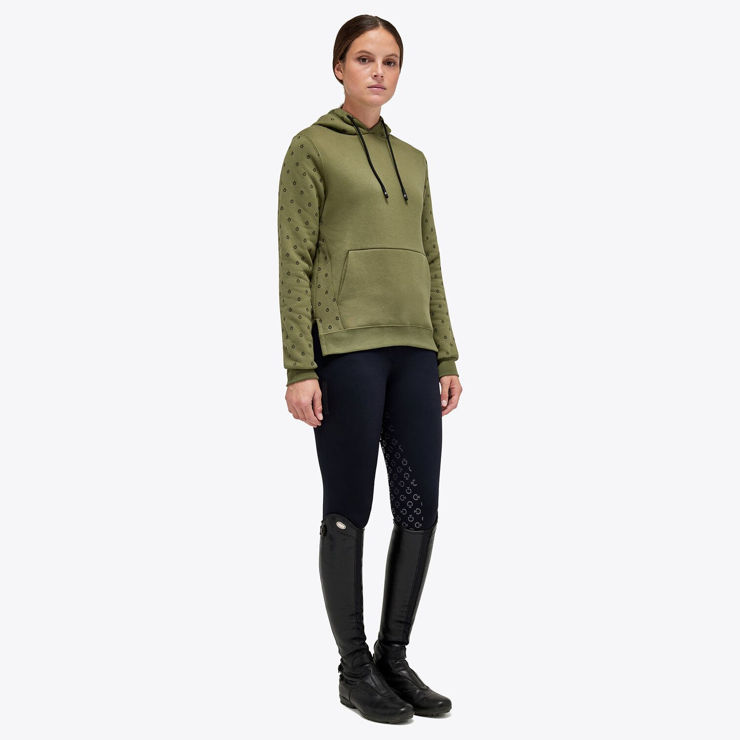 Cavalleria Toscana FW'22 Mini CT Flock Pullover Hoodie Dames