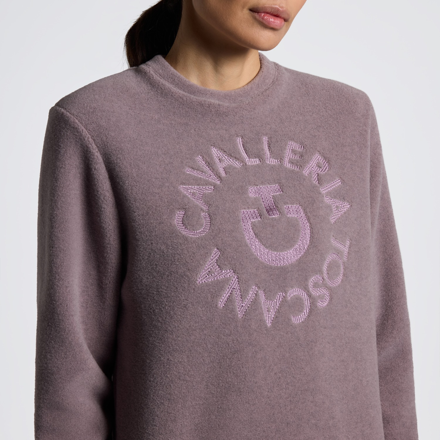 Cavalleria Toscana FW25 CT Fleece Crew Neck Dames