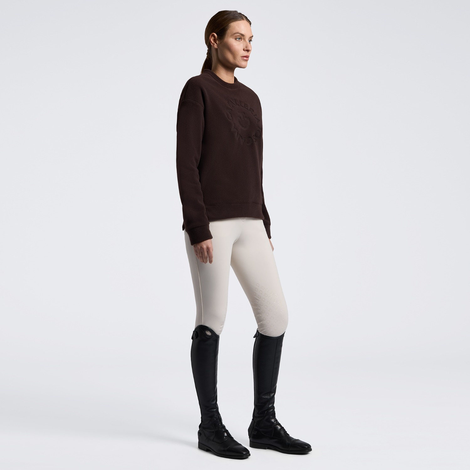 Cavalleria Toscana FW26 CT Fleece Crew Neck Dames