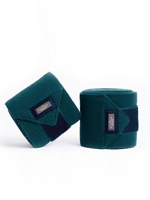 Equestrian Stockholm Emerald Fleece Bandages
