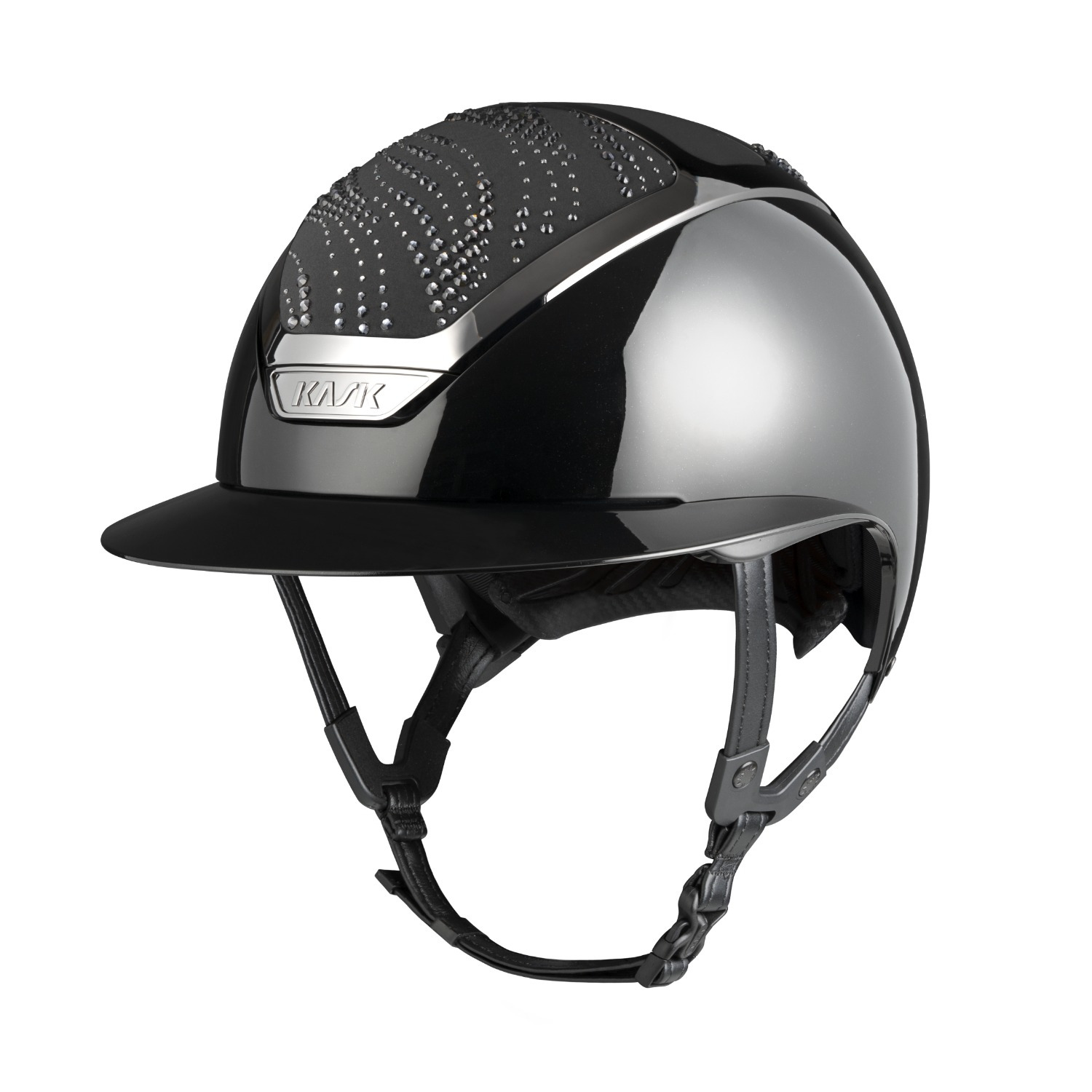 Kask Star Lady Pure Shine 2.0 Black Crystals Flow Black Graphite Mix