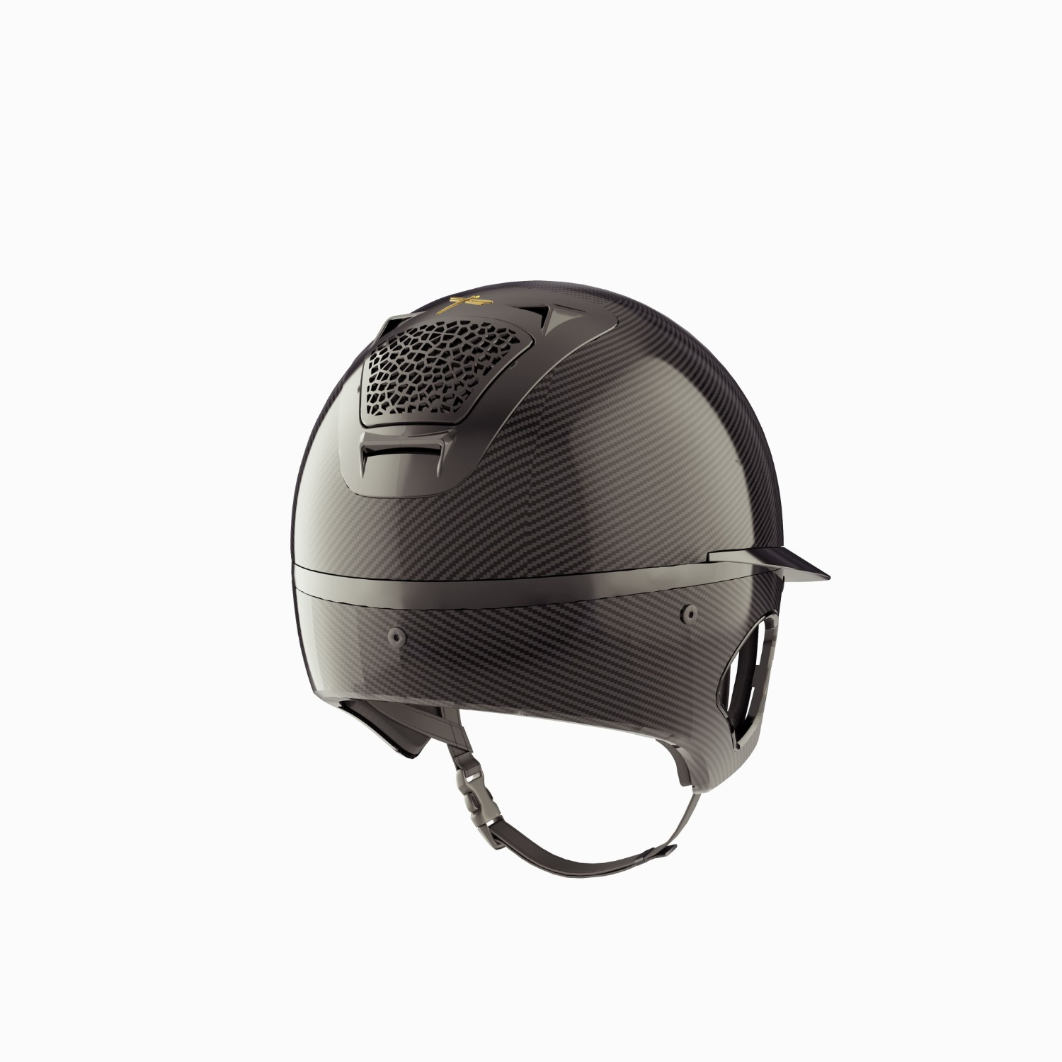 Freejump Voronoi Kappe Carbon Glossy Temple Protection
