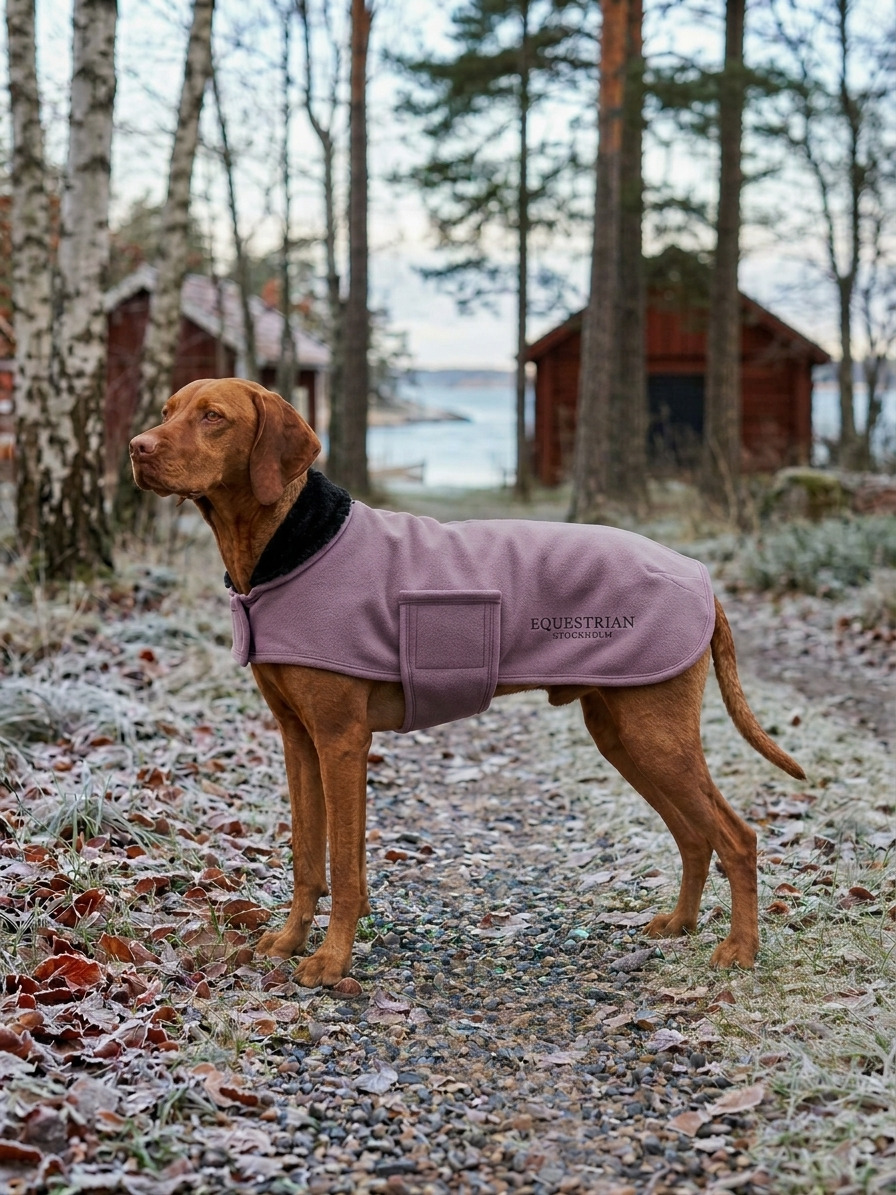 Equestrian Stockholm Black Blush Hondendeken Fleece