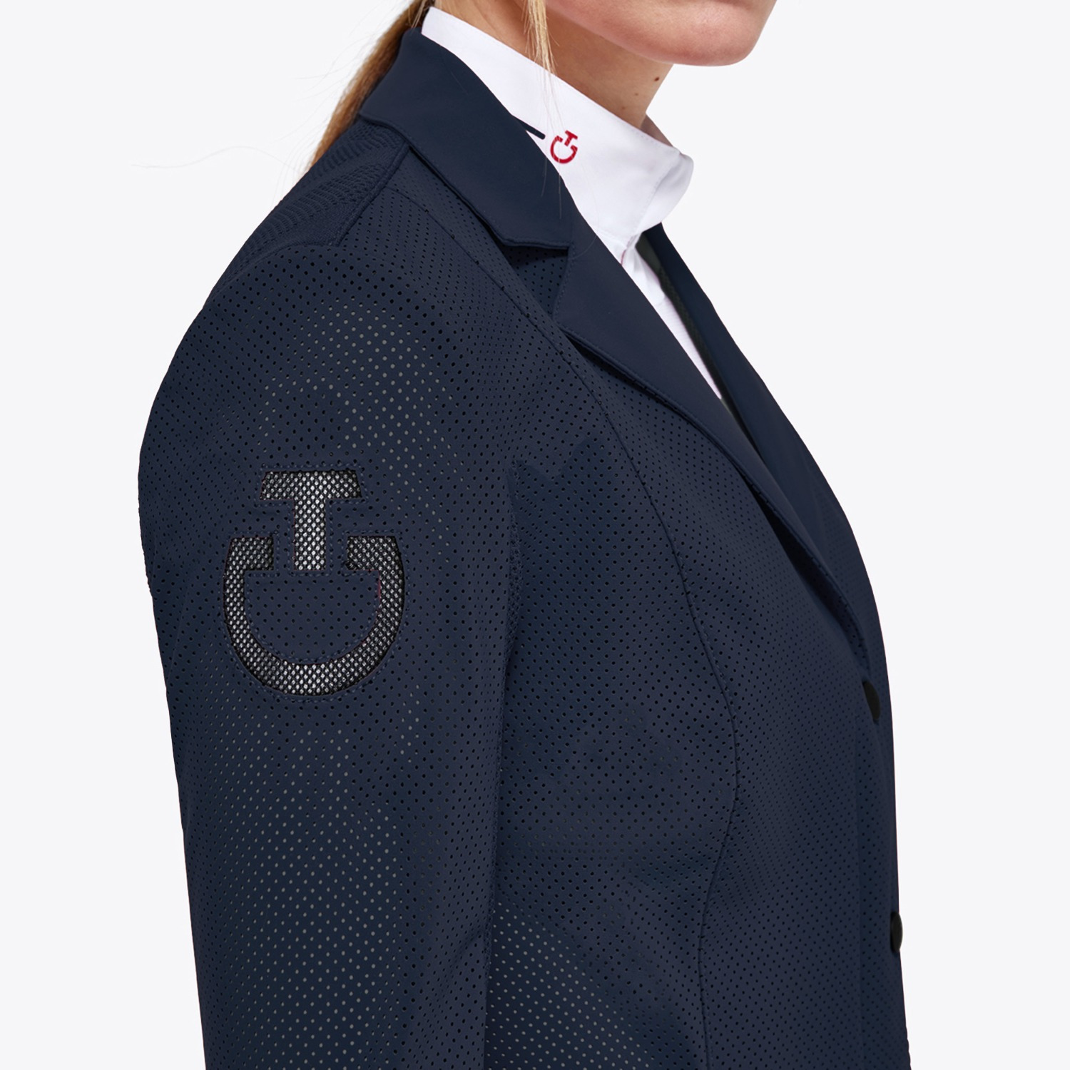 Cavalleria Toscana REVO Perforated Light Tech Knit Zip Wedstrijdjasje Dames
