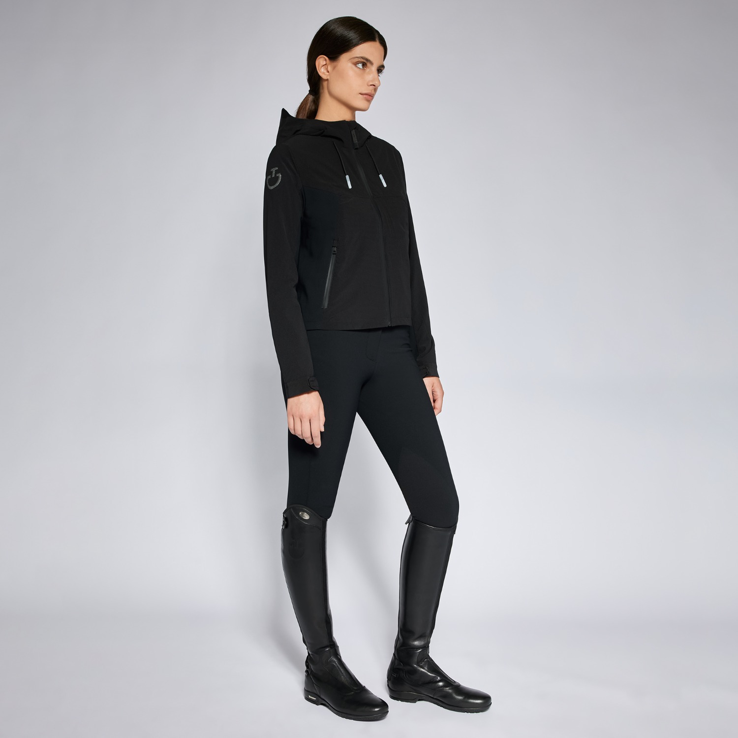Cavalleria Toscana SS'24 Revo Nylon Mesh Hooded Wind Water Resistant Jacke Damen