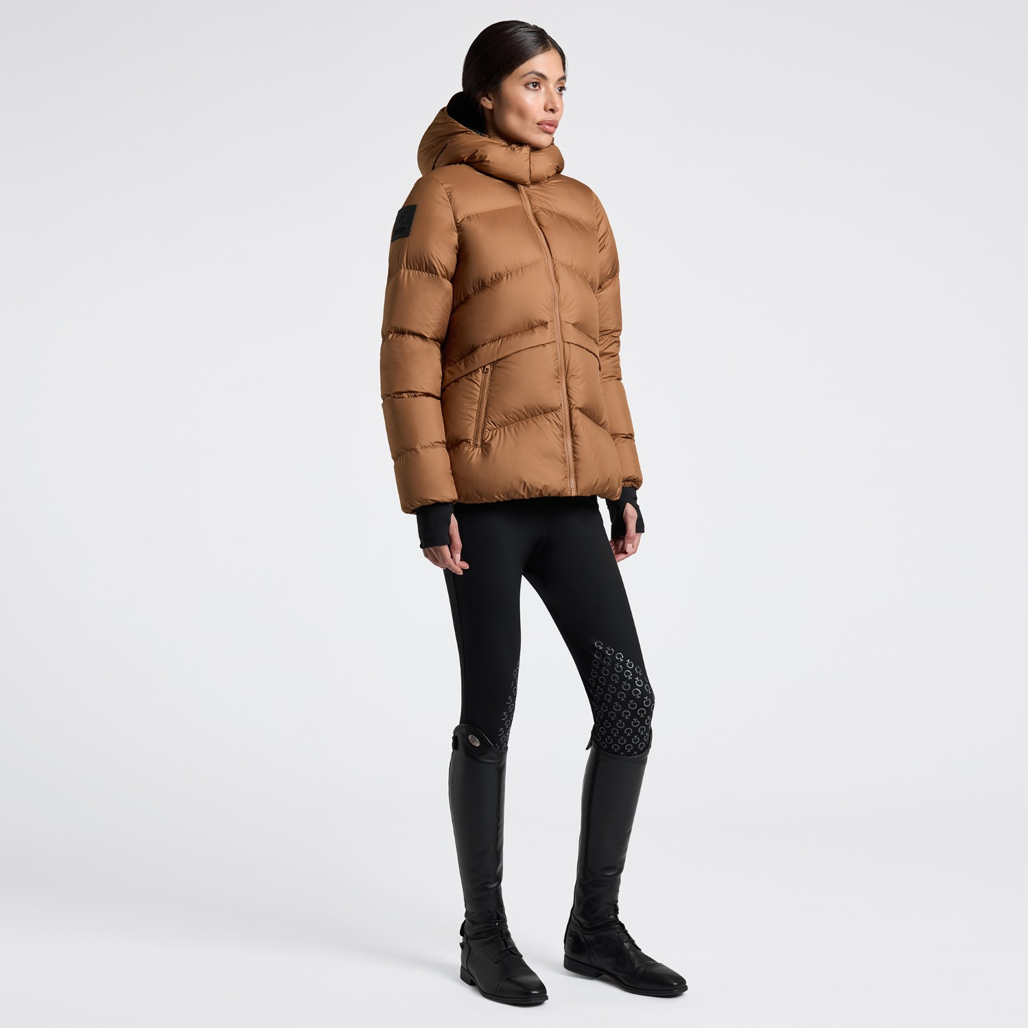 Cavalleria Toscana FW25 CT Hooded Down Padded Nylon Parka Dames