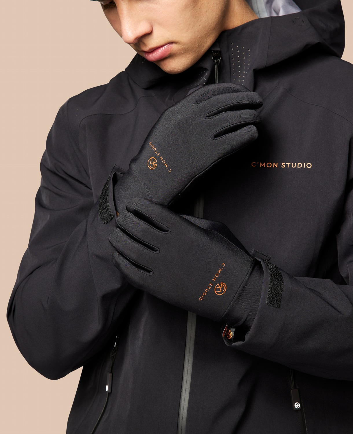 C'MON STUDIO Softshell-Handschuh mit Touchscreen-Funktion