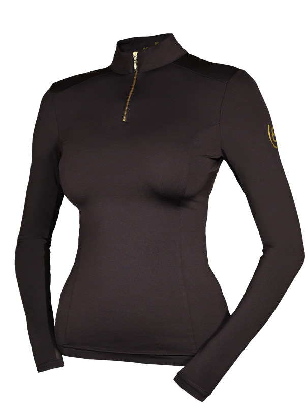 Equestrian Stockholm Goldbraunes Air Breeze Top