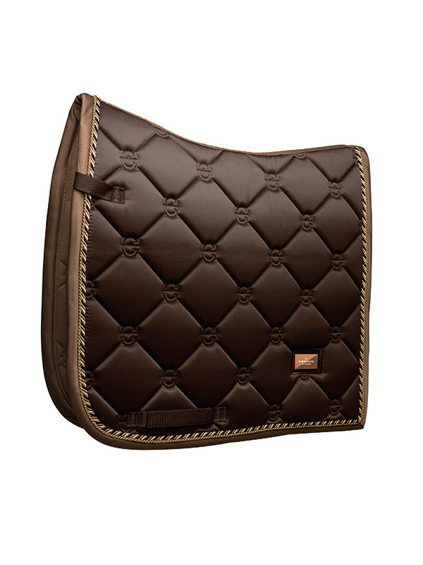 Equestrian Stockholm dressage pad Golden Brown