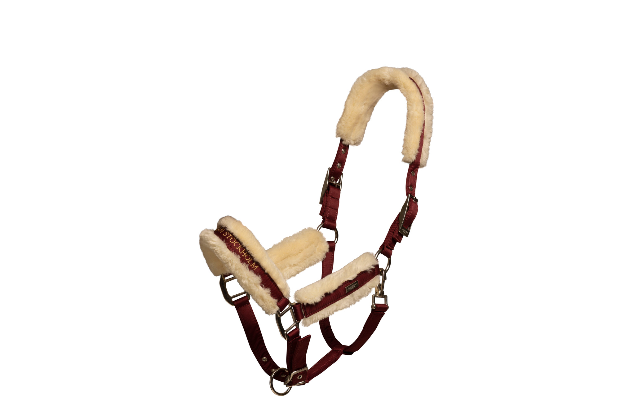 Equestrian Stockholm Halter Bordeaux