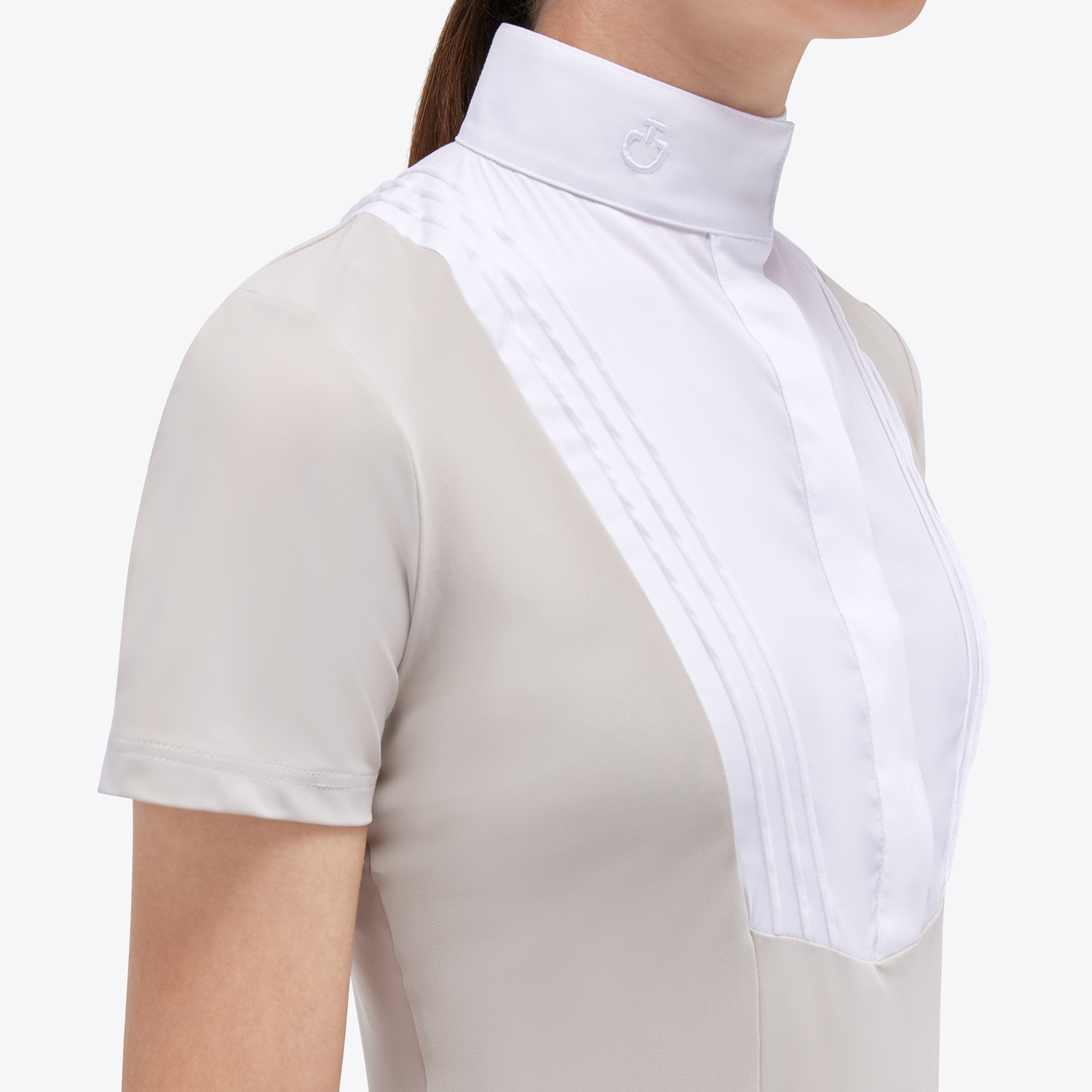 Cavalleria Toscana S/S Jersey Wedstrijdshirt Bib Meisjes