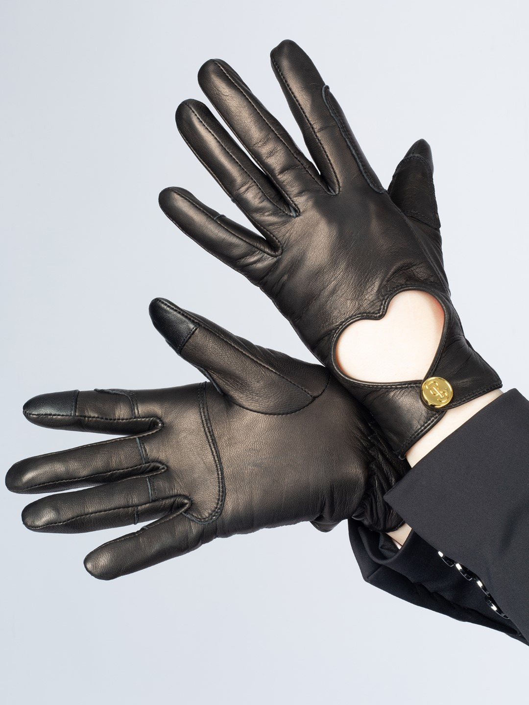 PS Of Sweden SS'24 Rijhandschoen Heart Leder
