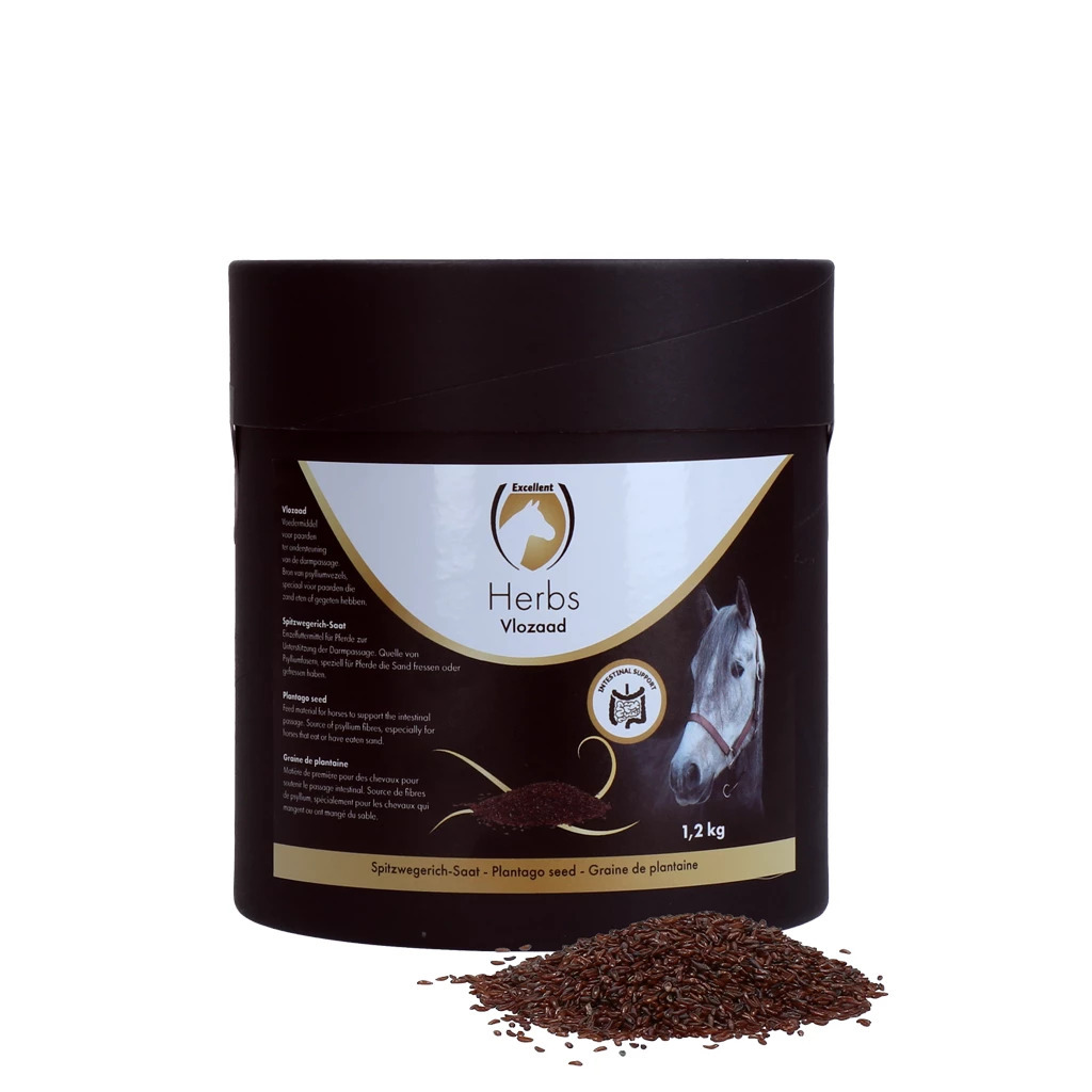 Excellent Herbs Vlozaad (Psylliumzaad) 1,2kg 