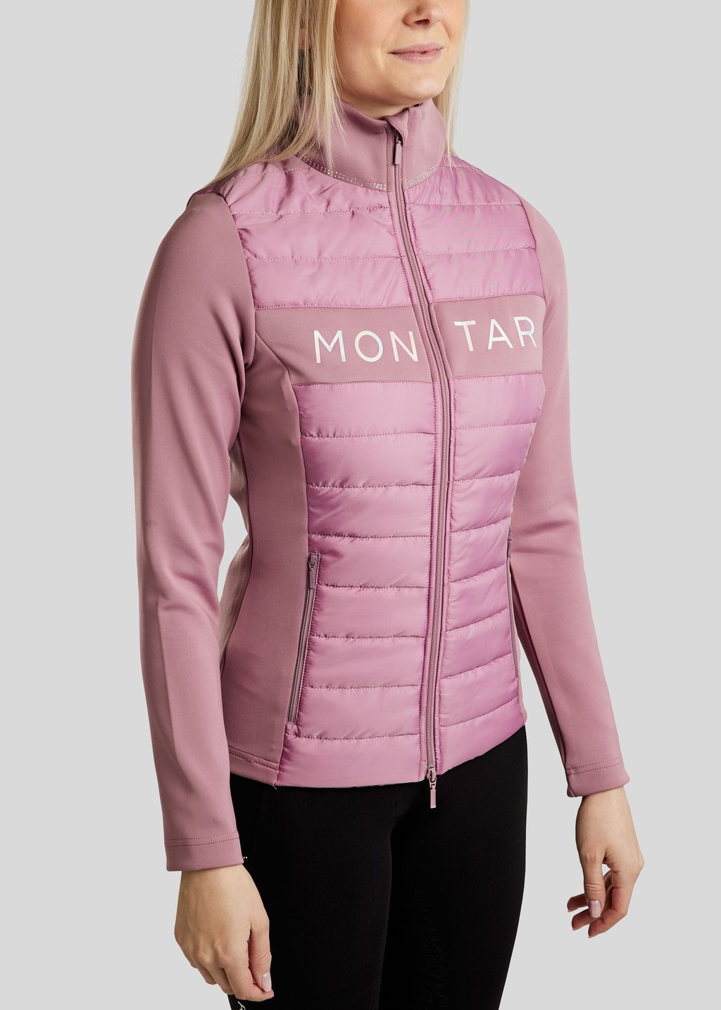 Montar FW25 MoCha Holographice Printed Hybrid Jacket