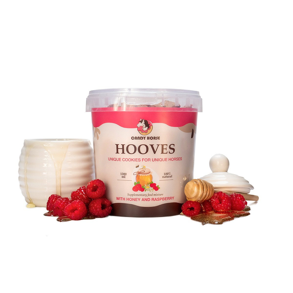 Candy Horse Hooves Honey Raspberry Snoepjes