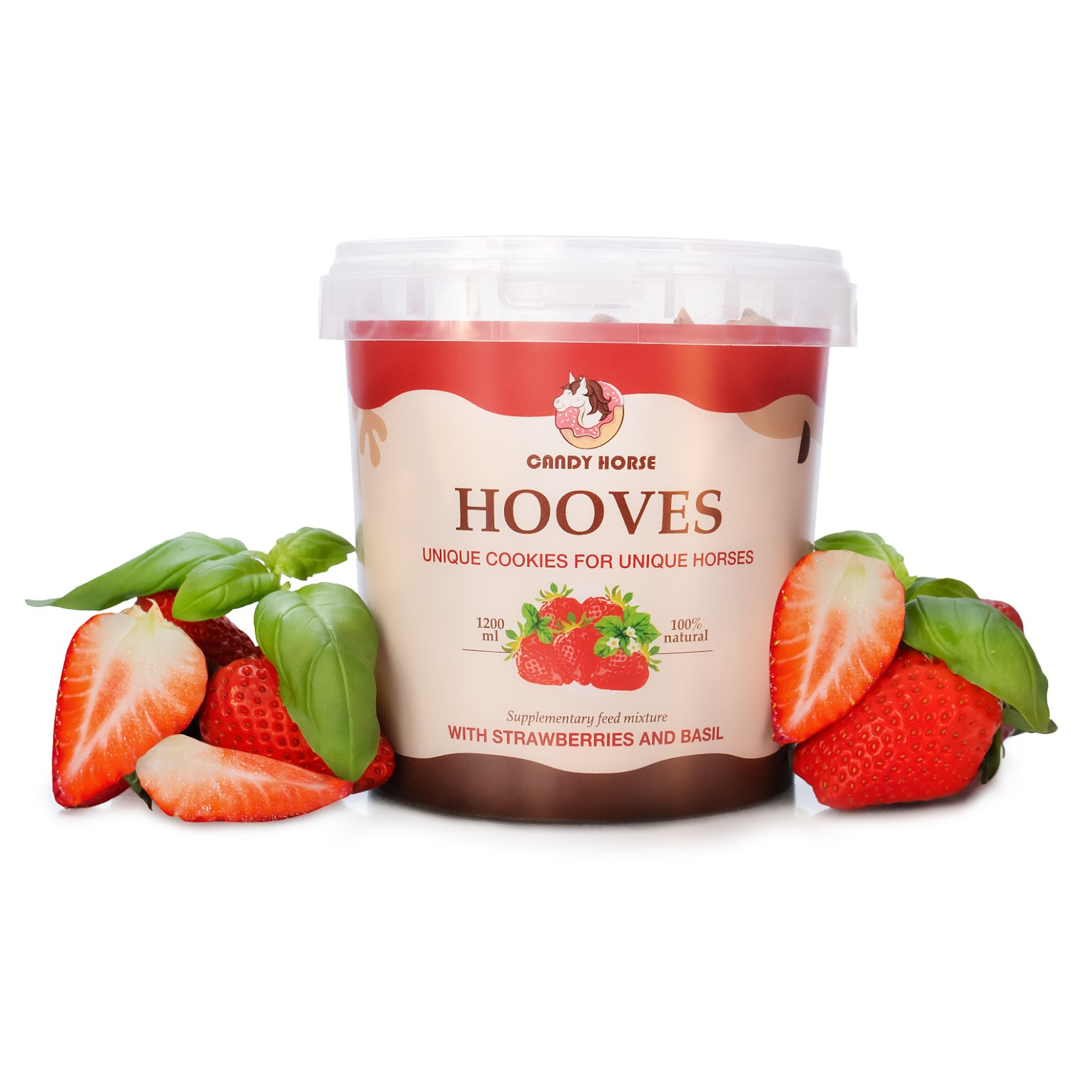Candy Horse Hooves Strawberry Basil Treats