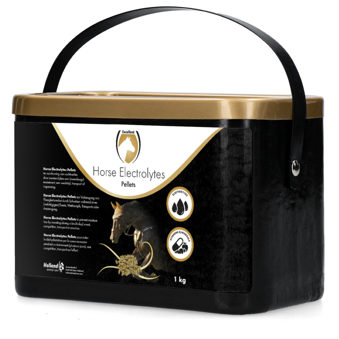 Excellent Horse Electrolytes Pellets Bucket 1kg