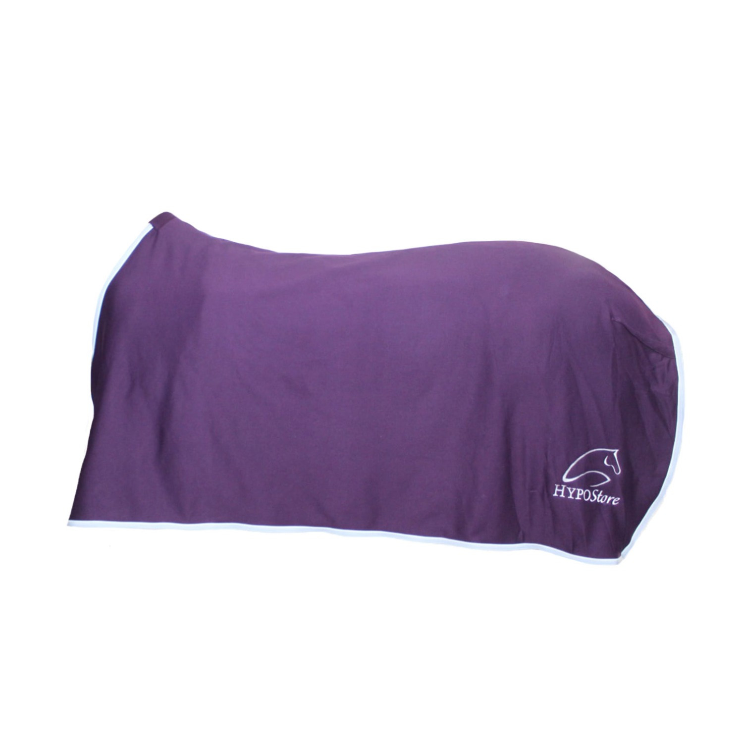 HypoStore Fleecedecke Logo Pflaume