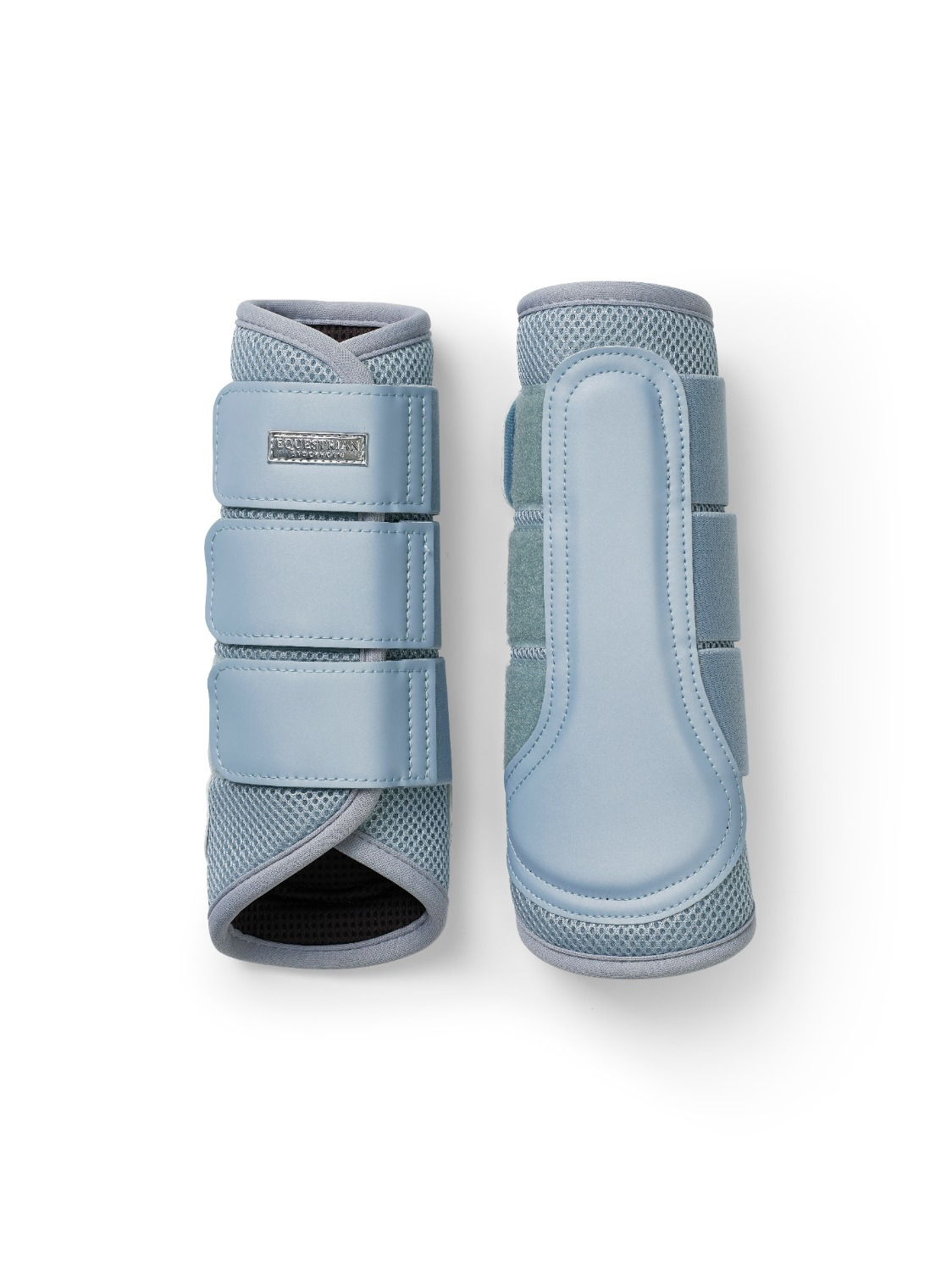 Equestrian Stockholm Ice Blue Classic Mesh Fetlock Boots
