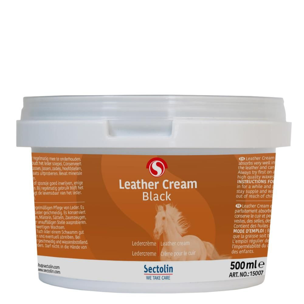Sectolin Ledercreme schwarz 500ml