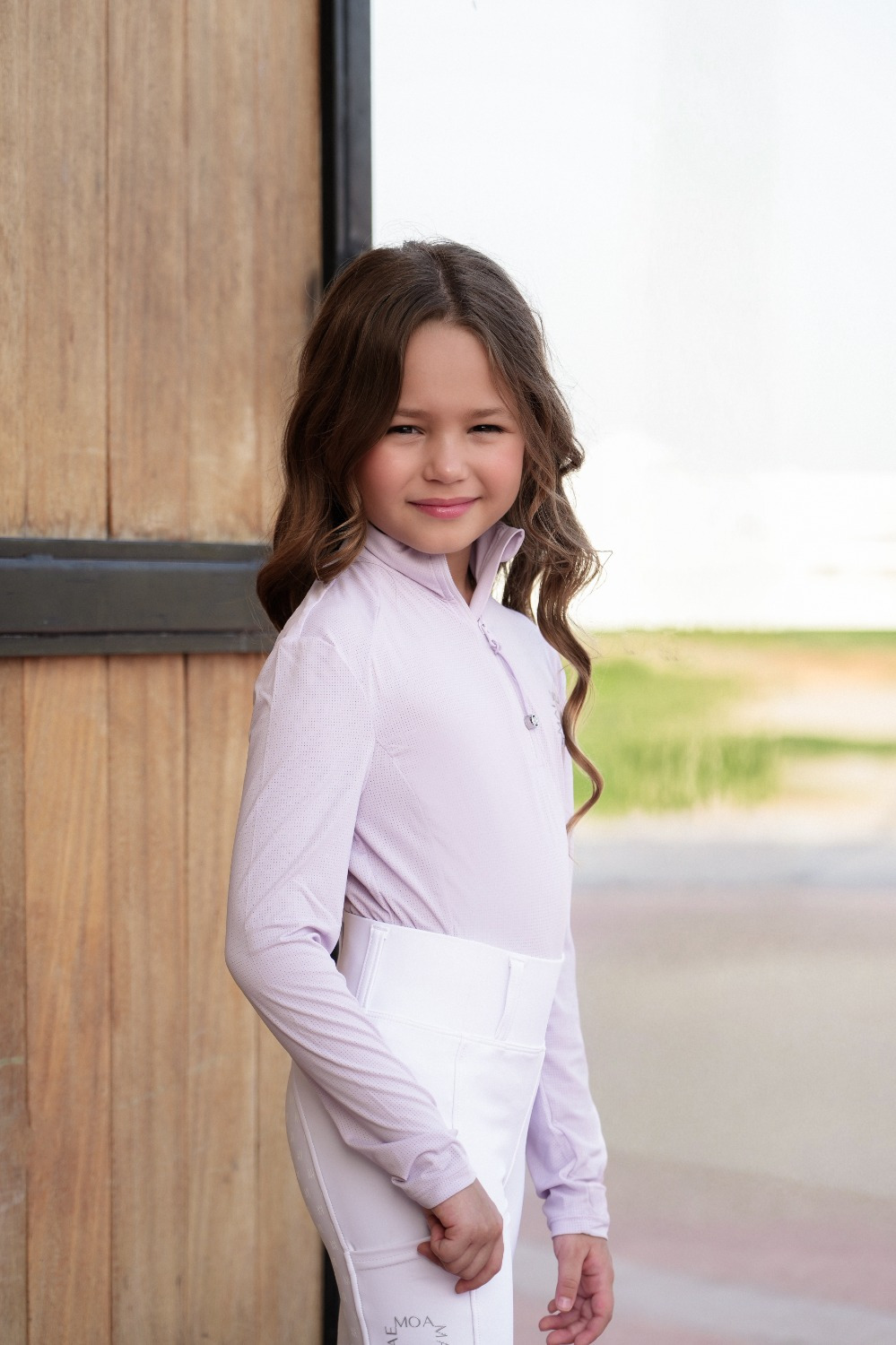 Moá Mae Kinder-Baselayer Langarm Mesh