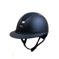 Samshield 2.0 Miss Shield Shadowmatt Bleu Top et Frontal Celestial Liseré chrome argenté Blason