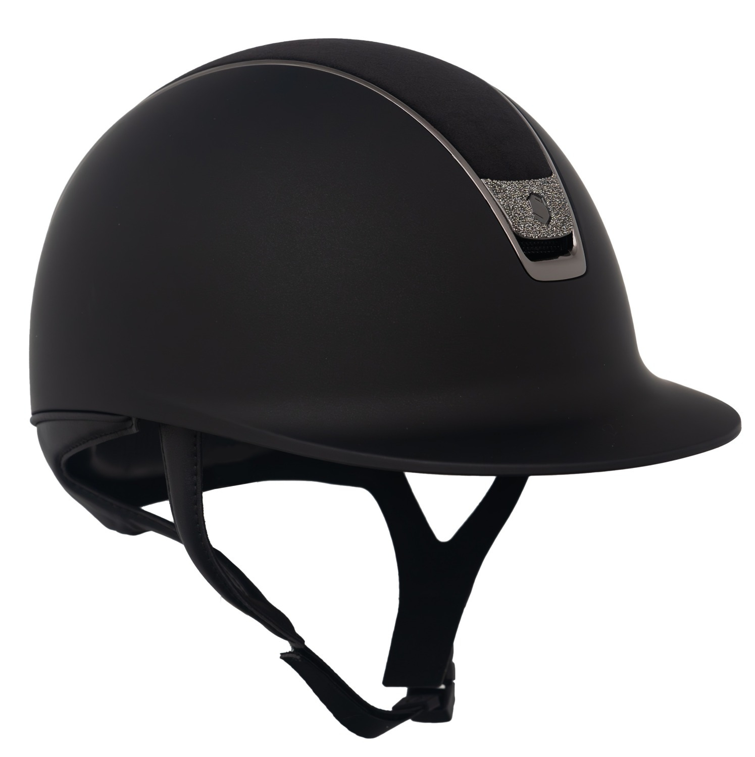Samshield 2.0 cap Zwart Shadowmat Alcantara Top Crystal fabric Metal Eclipse Blason