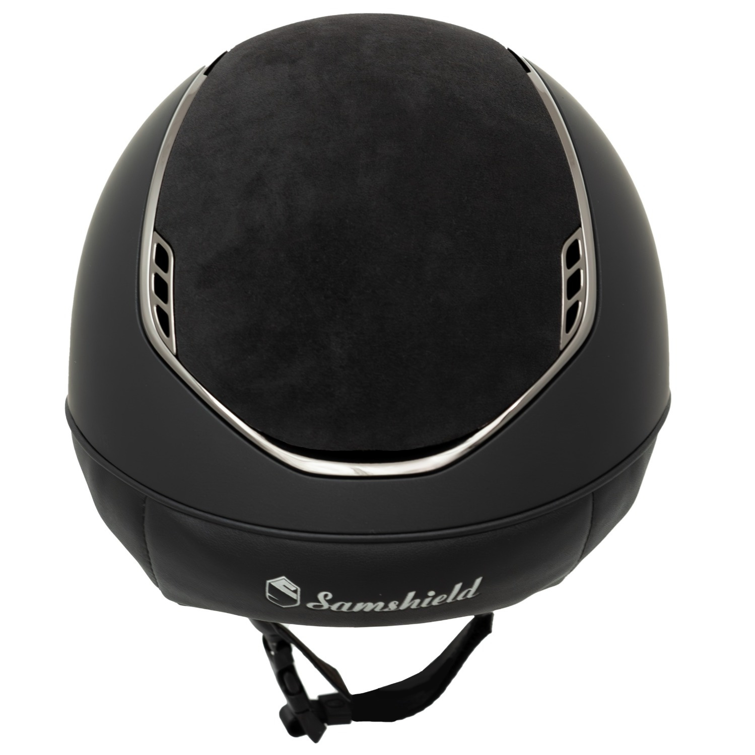 Samshield 2.0 cap Zwart Shadowmat Alcantara Top Crystal fabric Metal Eclipse Blason