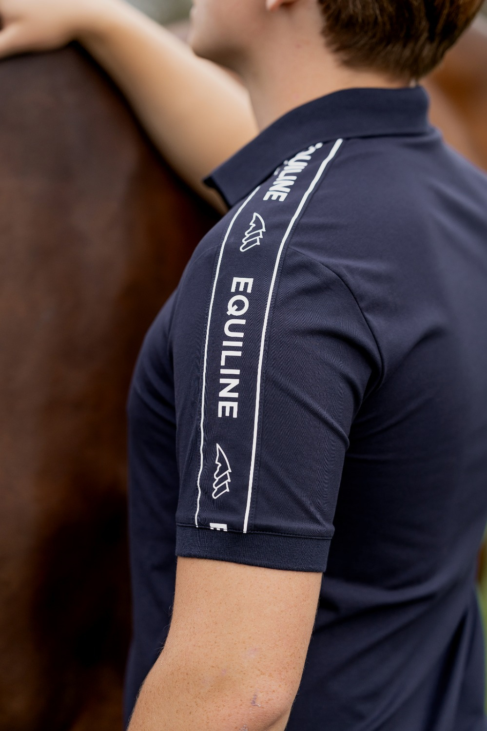 Equiline SS26 Heren Polo Trainingsshirt EQCravet