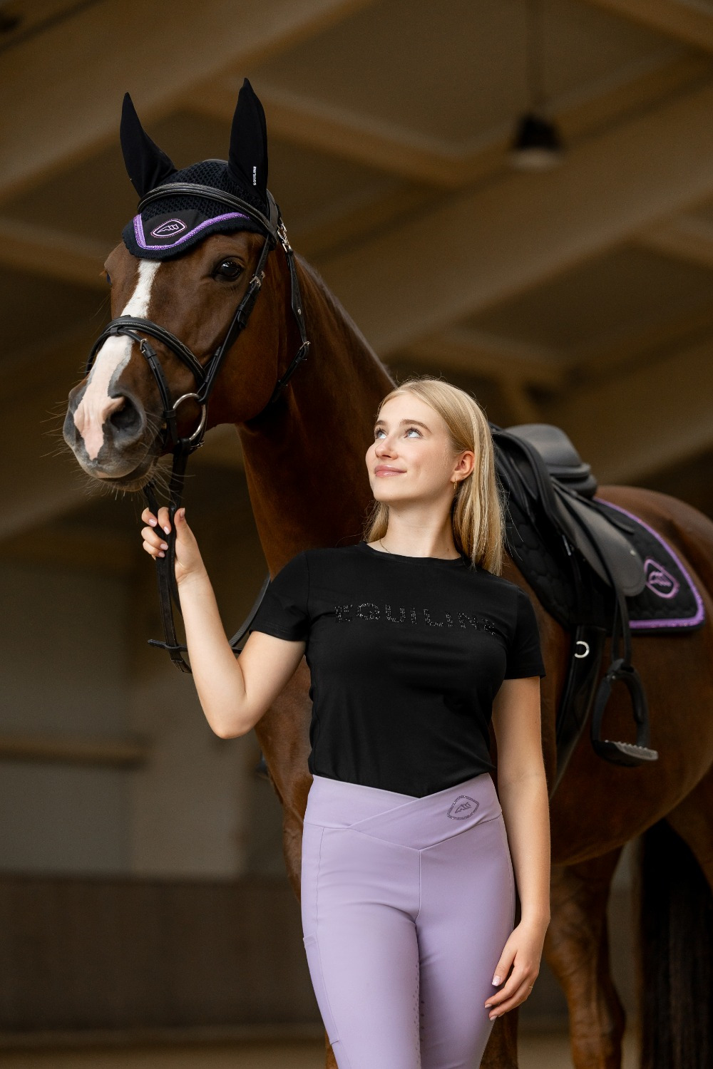 Equiline SS26 High Waist Rijlegging EQGalafh Full Grip