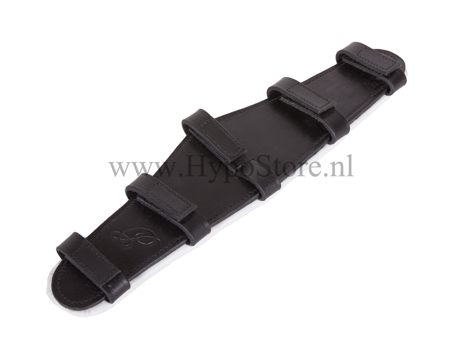 Premiera leather headpiece pad black / white padded